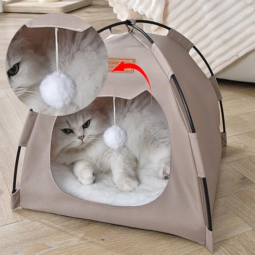 Portable & Washable Pet Tent - Lightweight Outdoor Cat House for Camping & Travel