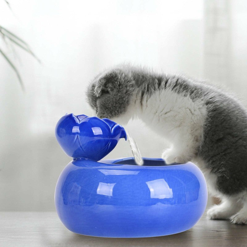 Dog Cat Pet Water Fountain Electric Water Dispenser Water Bowl CatDog