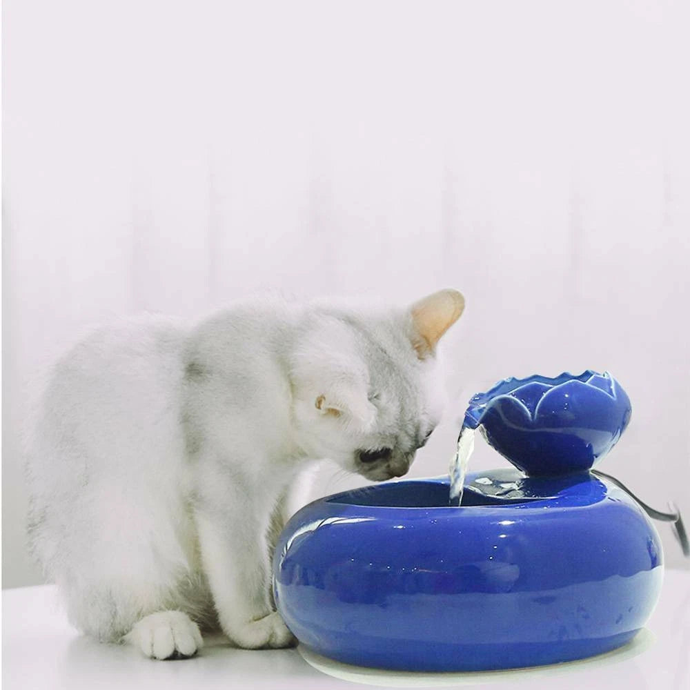 Dog Cat Pet Water Fountain Electric Water Dispenser Water Bowl CatDog